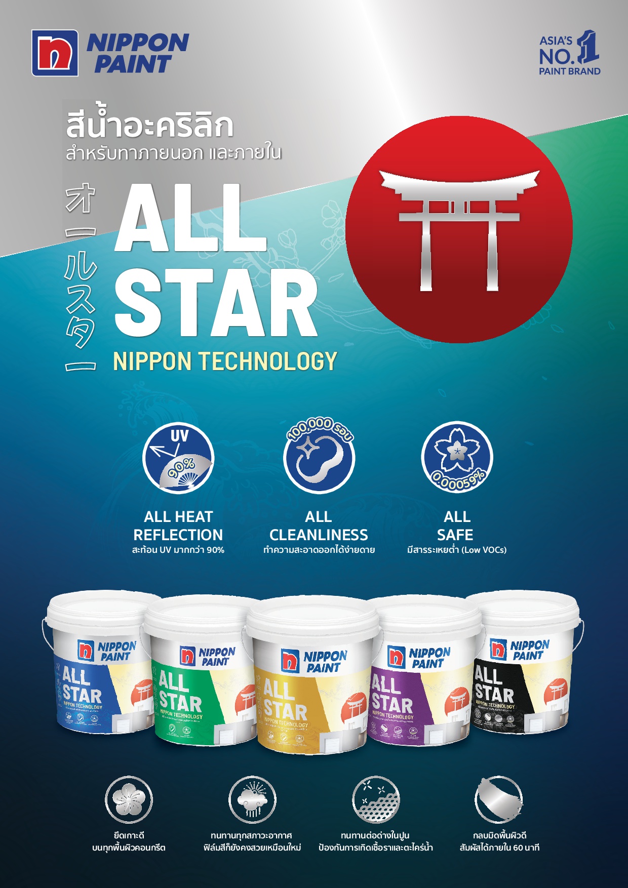 นิปปอนเพนต์ ออลสตาร์ / NIPPON PAINT ALLSTAR
