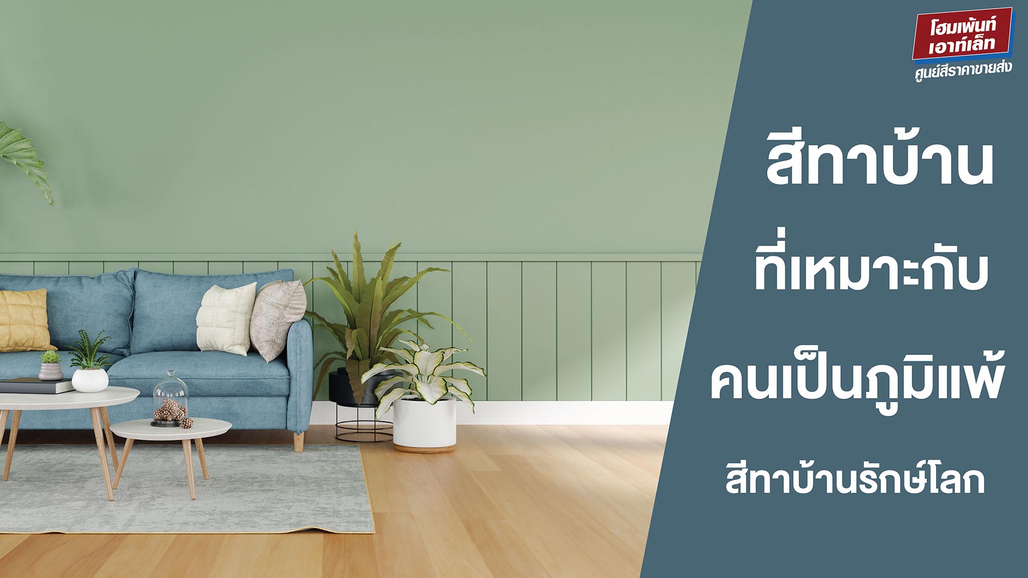 สีทาบ้านที่เหมาะกับคนเป็นภูมิแพ้ แพ้ฝุ่น สีทาบ้านกลิ่นอ่อน