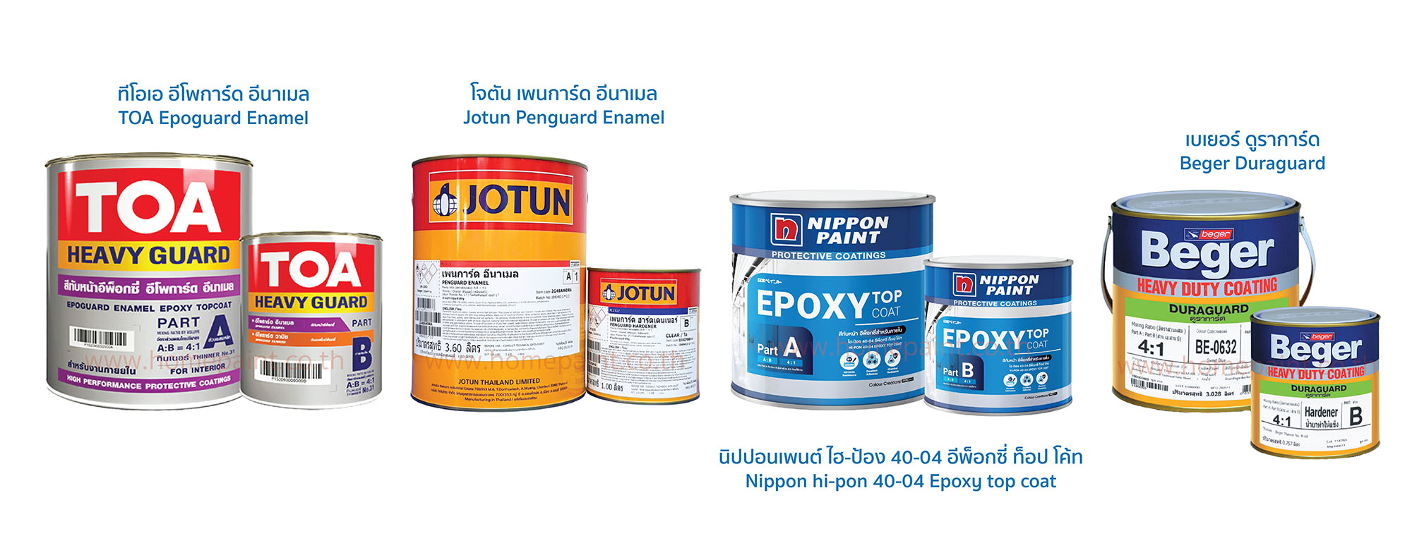 ข้อควรรู้ในการใช้ สีอีพ็อกซี่ สีอุตสาหกรรม Epoxy สีทีโอเอ สีเบเยอร์ สีนิปปอนเพนต์ สีโจตัน