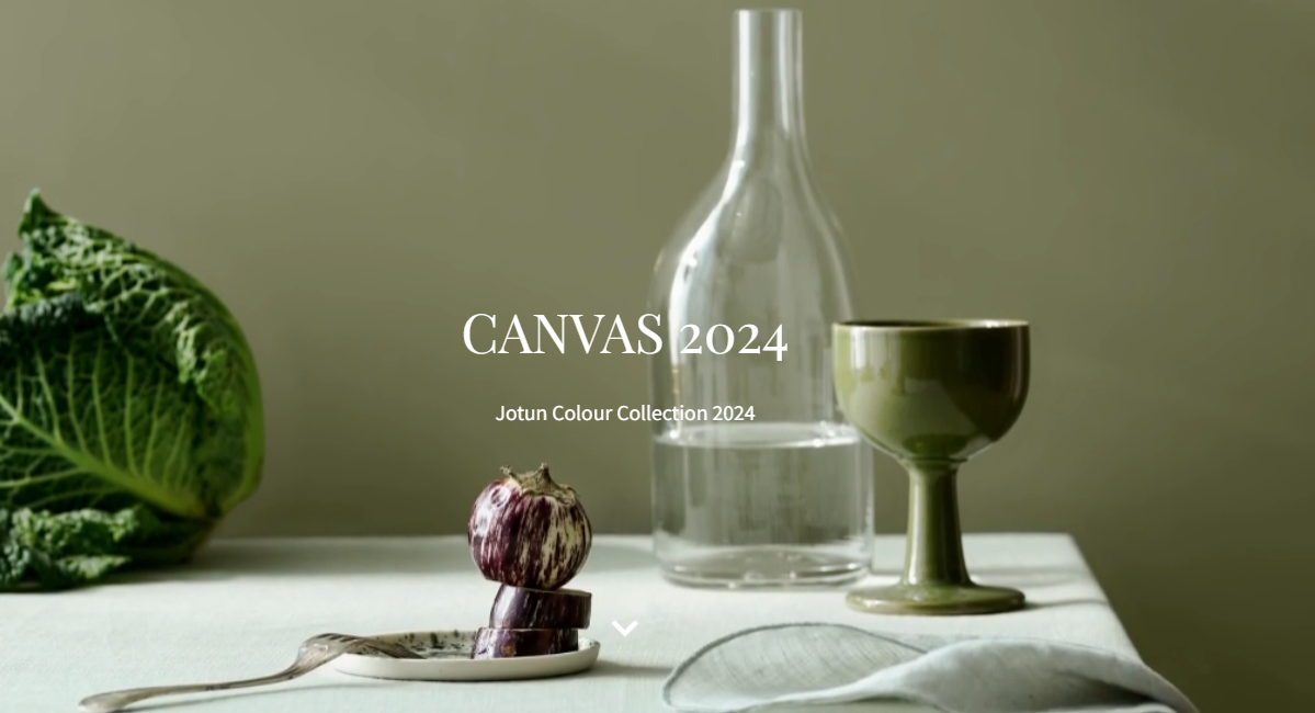 โจตัน เฉดสีประจำปี 2024 CANVAS 2024 Jotun Colour Collection 2024 