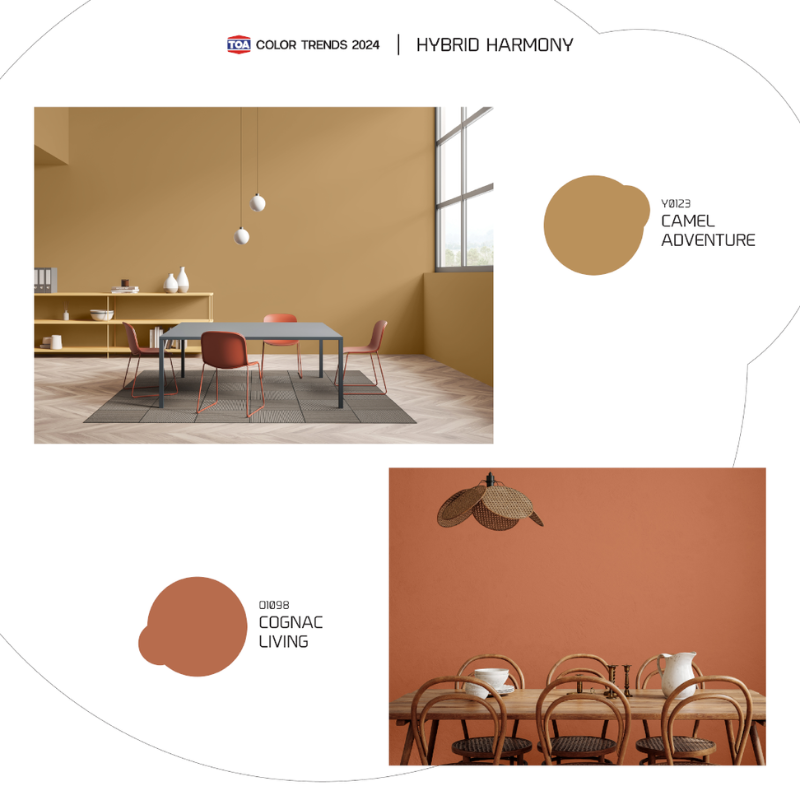 Toa ทีโอเอ เทรนสีประจำปี Colour Trend 2024