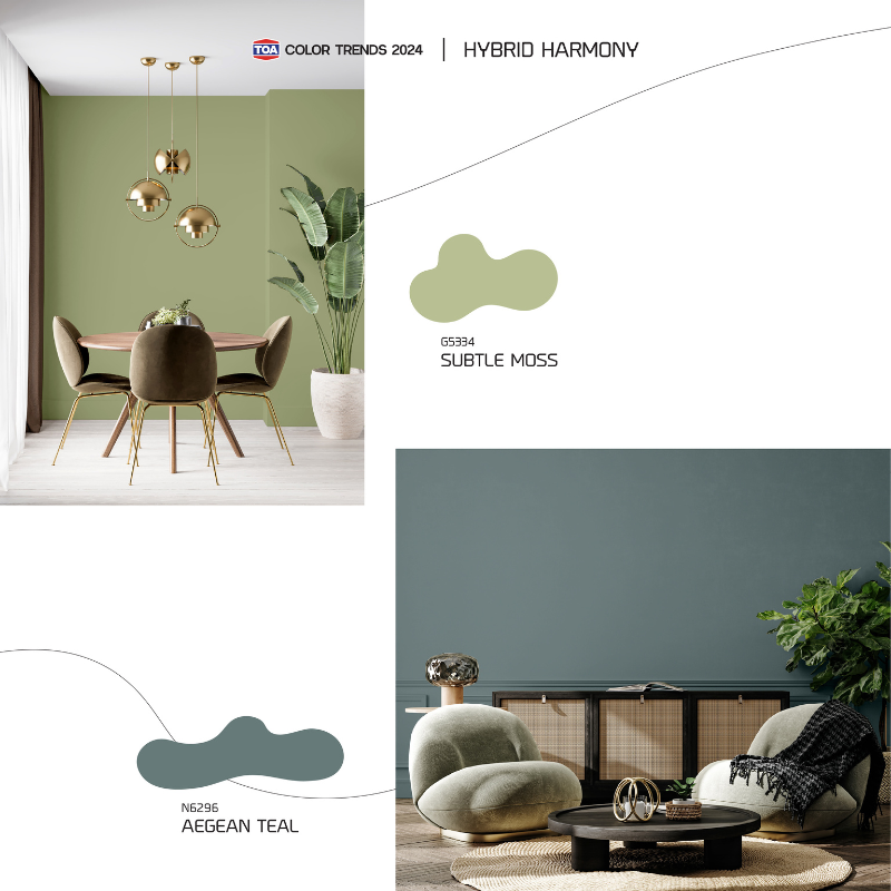 Toa ทีโอเอ เทรนสีประจำปี Colour Trend 2024